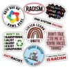 10pcs Anti-Racist Sticker Equality Vinyl Decal Be Kind, No Room for Hate, Social Justice, Unity, Activism Gift, Human Rights Supporters, Waterproof, UV-Resistant, for Laptop, Scrapbook, Water Bottle view 1