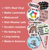 10pcs Anti-Racist Sticker Equality Vinyl Decal Be Kind, No Room for Hate, Social Justice, Unity, Activism Gift, Human Rights Supporters, Waterproof, UV-Resistant, for Laptop, Scrapbook, Water Bottle view 4