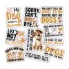 10pcs Dog Lover Sticker Sheet, Cute and Funny Vinyl Decals for Pet Parents, Animal Lovers, Waterproof, UV-Resistant, for Laptop, Water Bottle, Notebook, Journal, Scrapbook, Phone Case view 1