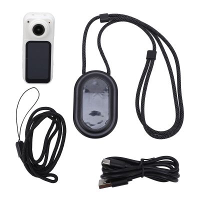 Mini Rotate Body Camera 1.47 Inch HD Screen, Thumb Camera 2.7K 180 Lens Angle, Portable Camcorder Mount Anywhere for Work Travel Sport Recording (White)