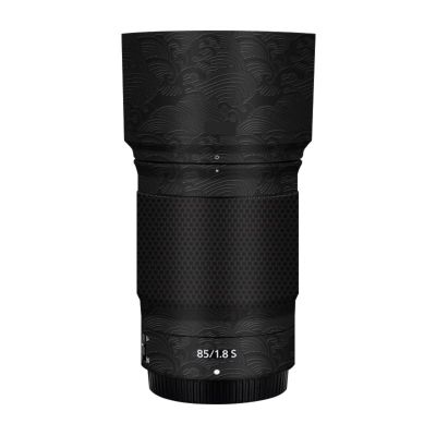 Lens Skin Vinyl Wrap Film Camera Protective Sticker for Nikon Z 85mm F1.8S Protector Coat Photography Accessories(Wave Black)