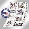 10pcs Fawn Pied Sticker Sheet, Cute and Vinyl Decals for Bulldog Lovers, Dog Owners, and Pet Fans, Waterproof, UV-Resistant, for Laptop, Water Bottle, Journal, Notebook, Phone Case, Crate view 3
