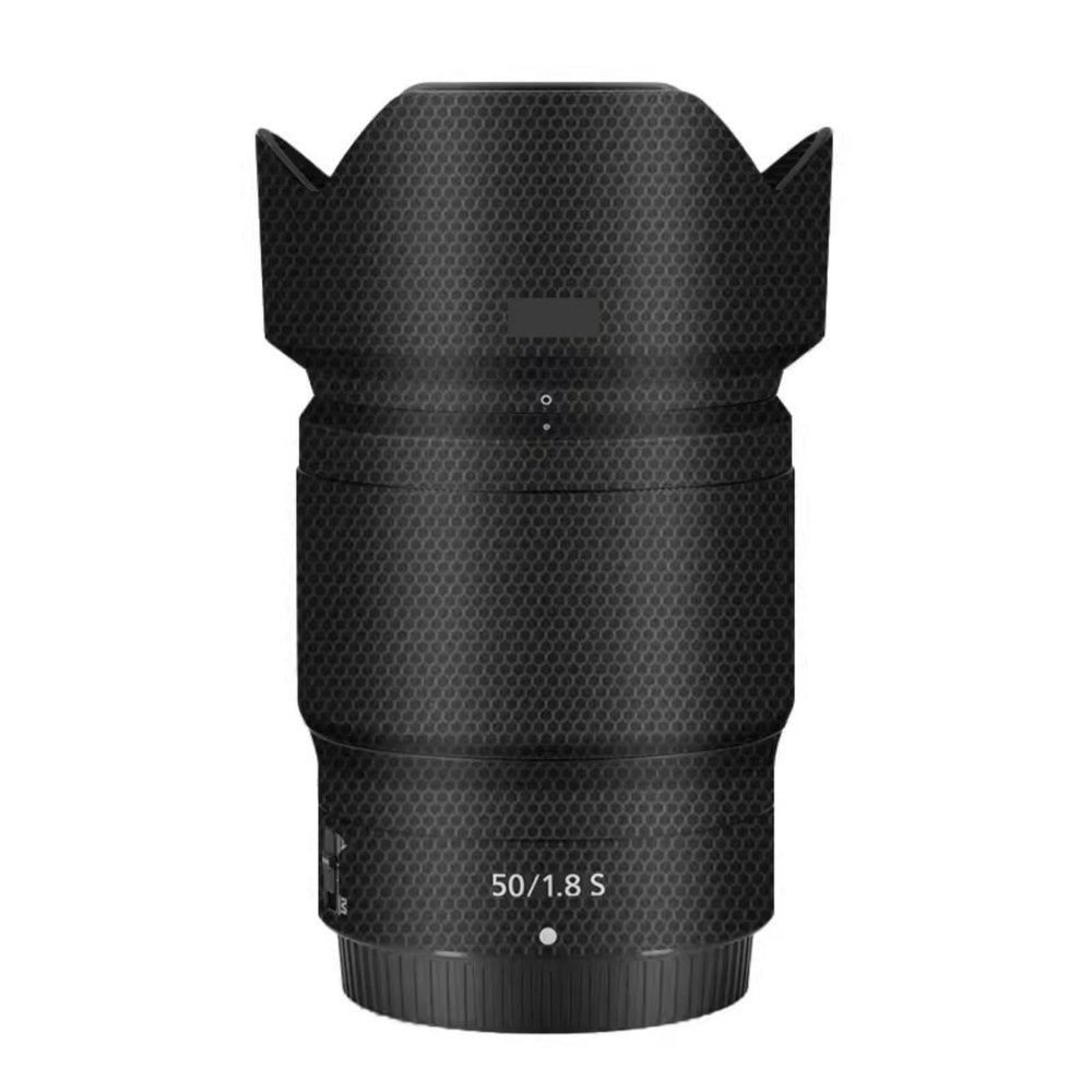 for Nikon Z 50mm F1.8S Camera Lens Sticker Coat Wrap Protective Film Body Protector Decal Skin 50 1.8(Matrix Black