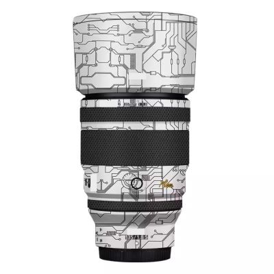 Camera Skin Wrap Lens Skins Protector Anti-Scratch Coat Wrap Cover Sticker for Nikon Z 135mm F1.8 S Plena(Circuit White)