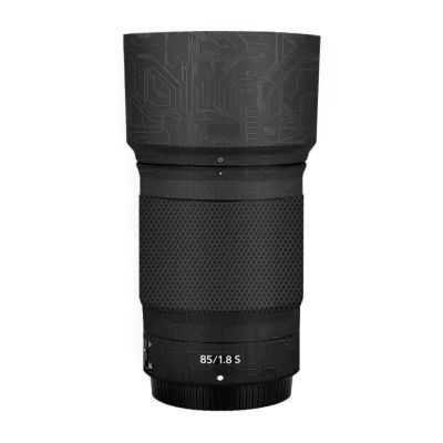 Lens Skin Vinyl Wrap Film Camera Protective Sticker for Nikon Z 85mm F1.8S Protector Coat Photography Accessories(Circuit Black)
