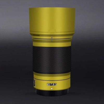 Lens Skin Vinyl Wrap Film Camera Protective Sticker for Nikon Z 85mm F1.8S Protector Coat Photography Accessories(Matte Gold)