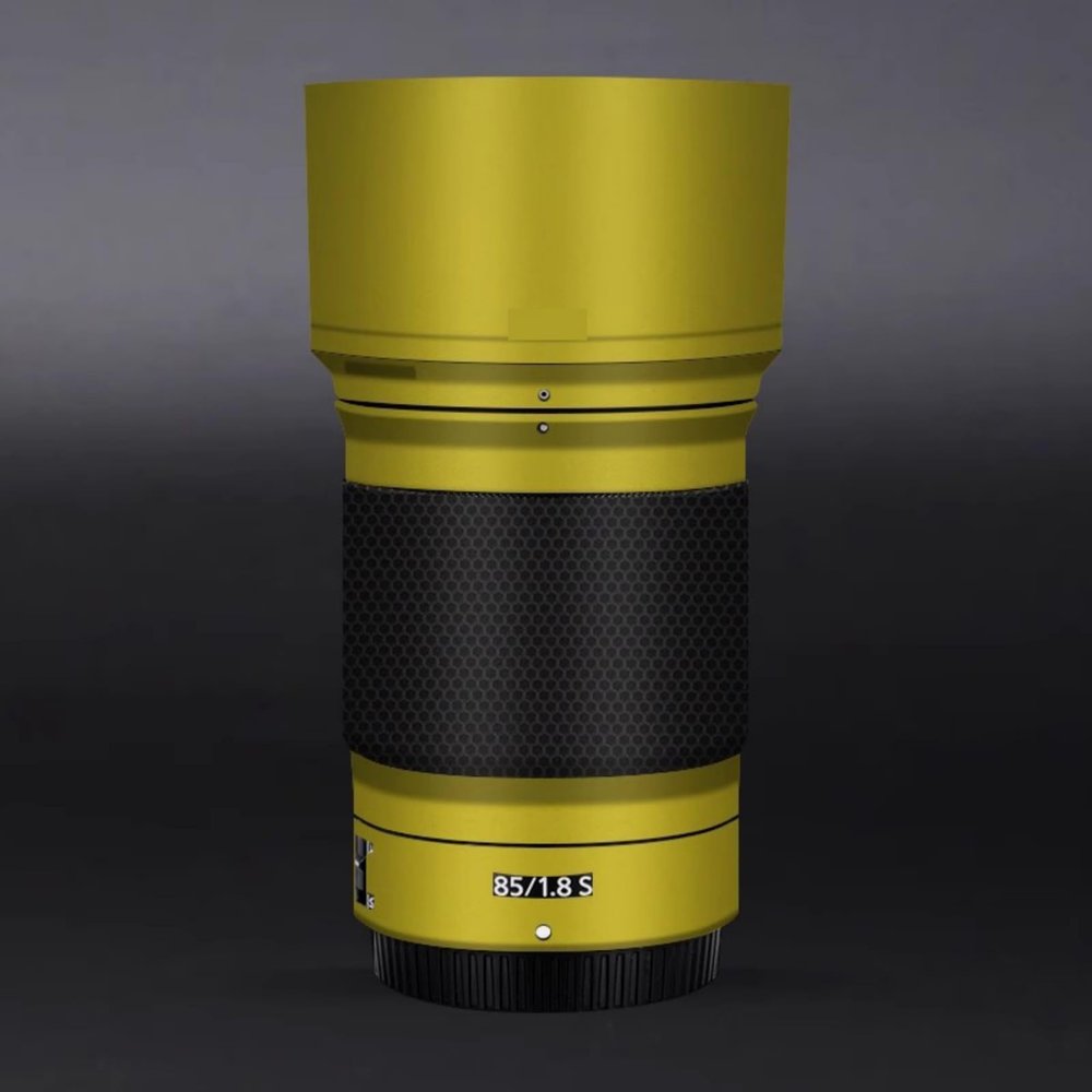 Lens Skin Vinyl Wrap Film Camera Protective Sticker for Nikon Z 85mm F1.8S Protector Coat Photography Accessories(Matte Gold)