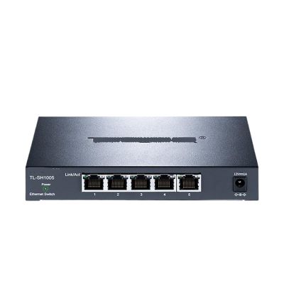 5-Port 2.5G Ethernet Switch 2.5GBASE-T Network Switch RJ45 and Play Network Hub Internet Splitter TL-SH1005(EU Adapter)