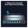 5-Port 2.5G Ethernet Switch 2.5GBASE-T Network Switch RJ45 and Play Network Hub Internet Splitter TL-SH1005(EU Adapter) view 2