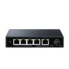 2.5GbE Managed Switch 5 Ports 2500M Network 10G SFP+ Slot Uplink Web Management Static Link Aggregation Hub Internet Splitter(US Plug) view 1