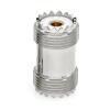 Ahoaepy 2PCS PL259 SO239 UHF Barrel Coax Connector CB Radio Antenna Adapter, SO239 Female to UHF Female Coaxial Cable Adapter for CB Ham Radios, LMR, SWR Meter view 3