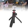 Portable Desktop Mini Tripod, Extendable Camera Tripod, Compact Selfie Stick Stand with Anti Slip Silicone Pad for Webcam Camera Vlogging Travel Hiking view 2