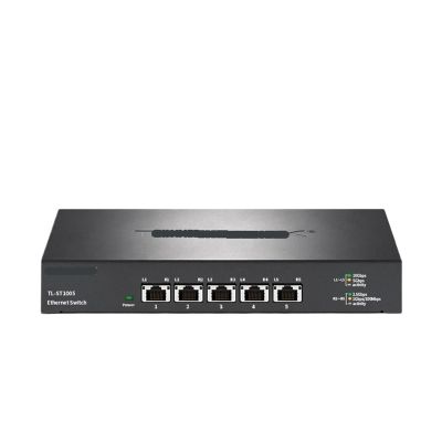 5-Port 10G Ethernet Switch 10000M Network Switch RJ45 and Play Network Hub Internet Splitter TL-ST1005(US Adapter)