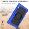 nincyee Heavy Duty Protective Tablet Case for Samsung Galaxy Tab S10 Ultra/S9 Ultra/S8 Ultra 14.6", 3 in 1 Shockproof Silicone Cover with Pencil Holder,Shoulder Strap, Invisible Bracket Fold Kickstand view 3