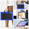 nincyee Heavy Duty Protective Tablet Case for Samsung Galaxy Tab S10 Ultra/S9 Ultra/S8 Ultra 14.6", 3 in 1 Shockproof Silicone Cover with Pencil Holder,Shoulder Strap, Invisible Bracket Fold Kickstand view 4