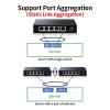 2.5GbE Managed Switch 5 Ports 2500M Network 10G SFP+ Slot Uplink Web Management Static Link Aggregation Hub Internet Splitter(AU Plug) view 3