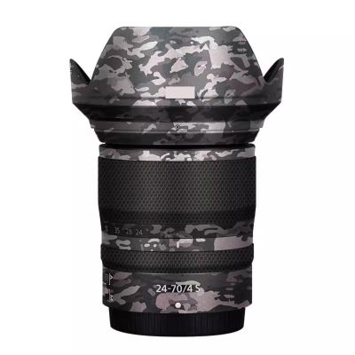 Camerea Lens Skin Anti-Scratch Sticker for Nikon Z 24-70mm F4S Coat Vinly Protective Film Body Protector Decals Cover 24-70 4(Field Camouflage)