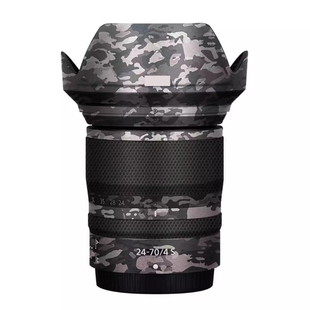 Camerea Lens Skin Anti-Scratch Sticker for Nikon Z 24-70mm F4S Coat Vinly Protective Film Body Protector Decals Cover 24-70 4(Field Camouflage)