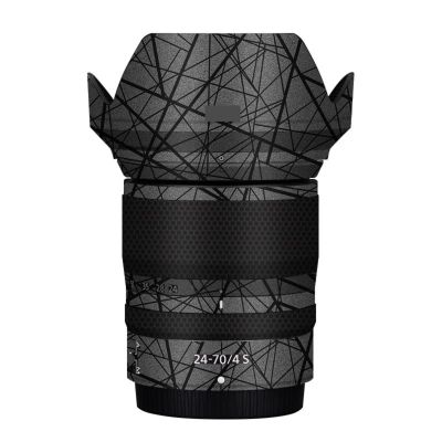 Camerea Lens Skin Anti-Scratch Sticker for Nikon Z 24-70mm F4S Coat Vinly Protective Film Body Protector Decals Cover 24-70 4(Cross Gray)