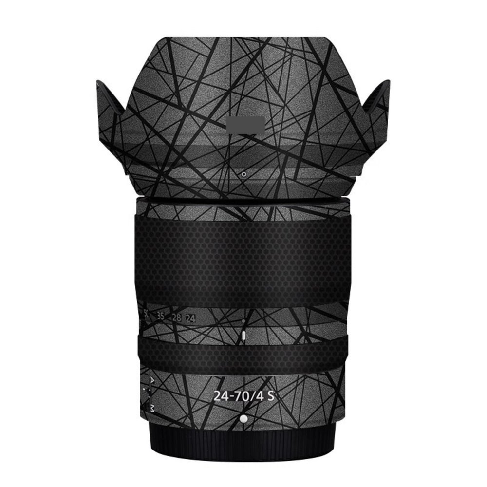 Camerea Lens Skin Anti-Scratch Sticker for Nikon Z 24-70mm F4S Coat Vinly Protective Film Body Protector Decals Cover 24-70 4(Cross Gray)