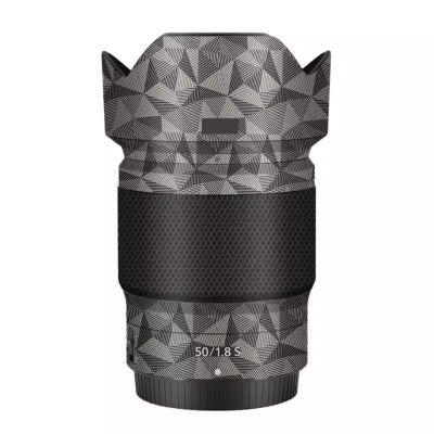 for Nikon Z 50mm F1.8S Camera Lens Sticker Coat Wrap Protective Film Body Protector Decal Skin 50 1.8(Triangle Titanium