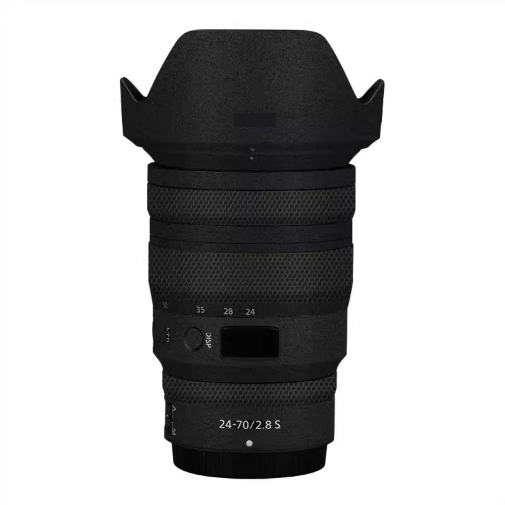 24-70 2.8 Lens Cap Skin Anti-Scratch Camera Sticker for Nikon NIKKOR Z 24-70mm F2.8 S Protective Wrap Film Body Protector Decal f/2.8 S(Frosted Black)