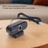 1080P HD Webcam with Mic, Rotatable Computer Camera with Adjustable 120 Wide Angle Lens, Plug and Play, for Video Calling Conference PC Laptop view 3