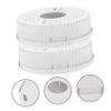 PHENOFICE Waterproof Ceiling Storage Box for Outdoor Use  Large Space Hemisphere Wire Organizer Mounting Screws  for Security Cameras and Speakers view 2