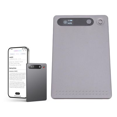 AI Voice Recorder, Note Voice Recorder with Magnetic Case, App Control, Transcribe and Summarize, Support 23 Languages, 64GB Memory, for Lectures, Meetings, Calls