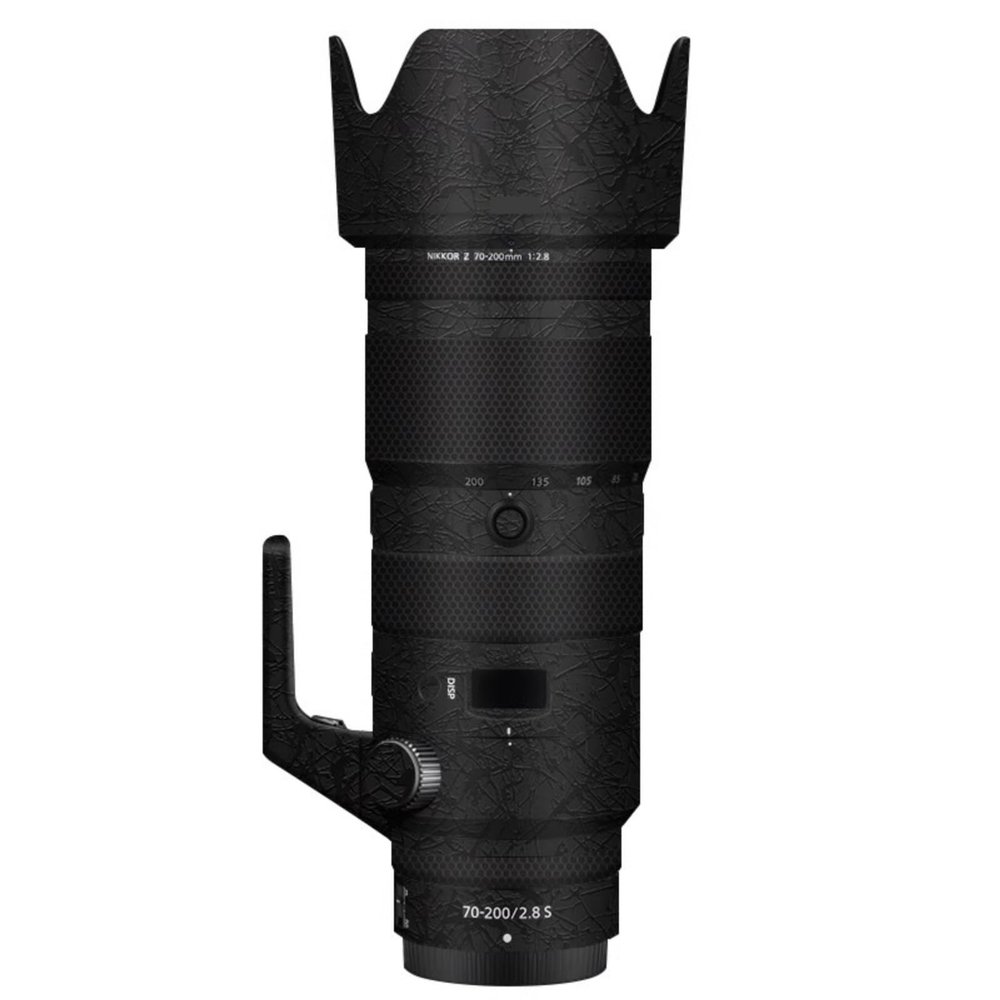 70-200 2.8 Camera Lens Skin Coat Wrap Protective Film Body Decal Anti-Scratch Sticker Accessories for Nikon Z 70-200mm F2.8 VR S(Splash Ultra Black)
