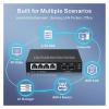 2.5GbE Ethernet Switch 4-Port 2.5Gbps Network Switch 2-Port 10GbE SFP+ Slot Home Lab Switch and Play(US Adapter) view 2