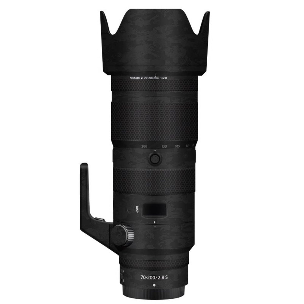 70-200 2.8 Camera Lens Skin Coat Wrap Protective Film Body Decal Anti-Scratch Sticker Accessories for Nikon Z 70-200mm F2.8 VR S(Knight Black)