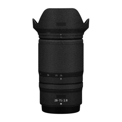 Camera Lens Protector Coat Protective Film Body Vinly Wrap Skin Premium Sticker for Nikon Z 28-75mm F2.8 Photography Decal 28-75 2.8(Frosted Black)
