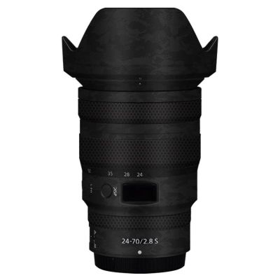 Lens Cap Skin Anti-Scratch Camera Sticker for Nikon z 24-70mm F2.8S Protective Wrap Film Body Protector Decal 24-70 2.8(Knight Black)
