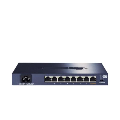 8-Port Gigabit Ethernet Switch 1000BASE-T Network Hub Internet Tap VLAN Network Clone Auto MDI/MDIX TL-SG1008(US Adapter)