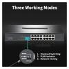 16 Port Gigabit Ethernet Switch 1000M Network Switch Hub Internet Splitter and Play VLAN Auto MDI/MDIX TL-SG1016DT(UK Adapter) view 2