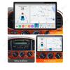 13 Inch Touch Screen Car Stereo for Toyota Tundra 2003-2006 Toyota Sequoia 2003-2007 Radio Dash Kit, 8Core 4+64GB Android GPS Navigation Multimedia Player with Car-Play Android Auto view 2