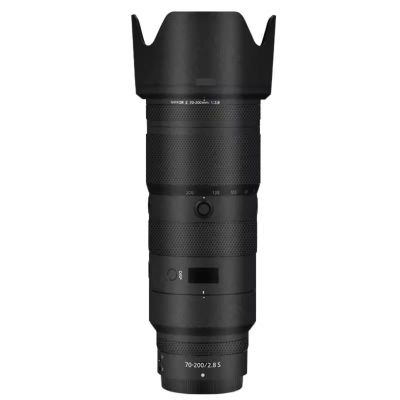 70-200 2.8 Camera Lens Skin Coat Wrap Protective Film Body Decal Anti-Scratch Sticker Accessories for Nikon Z 70-200mm F2.8 VR S(Leather Black)