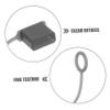 jojofuny 30pcs USB Port Protector Caps Dust Cover for USB Soft Silicone Charging Cable Stoppers for Flash Drives Smartphones Tablets Versatile Black view 3