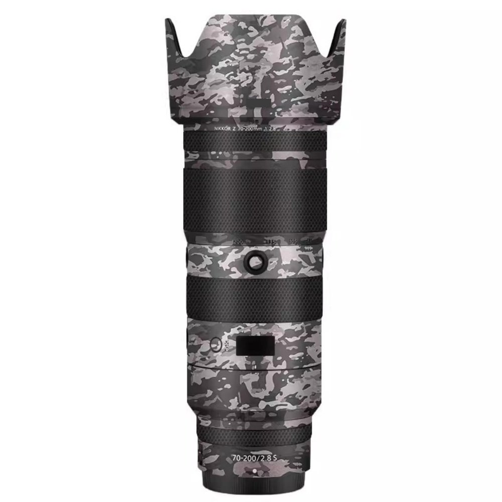 70-200 2.8 Camera Lens Skin Coat Wrap Protective Film Body Decal Anti-Scratch Sticker Accessories for Nikon Z 70-200mm F2.8 VR S(Field Camouflage)