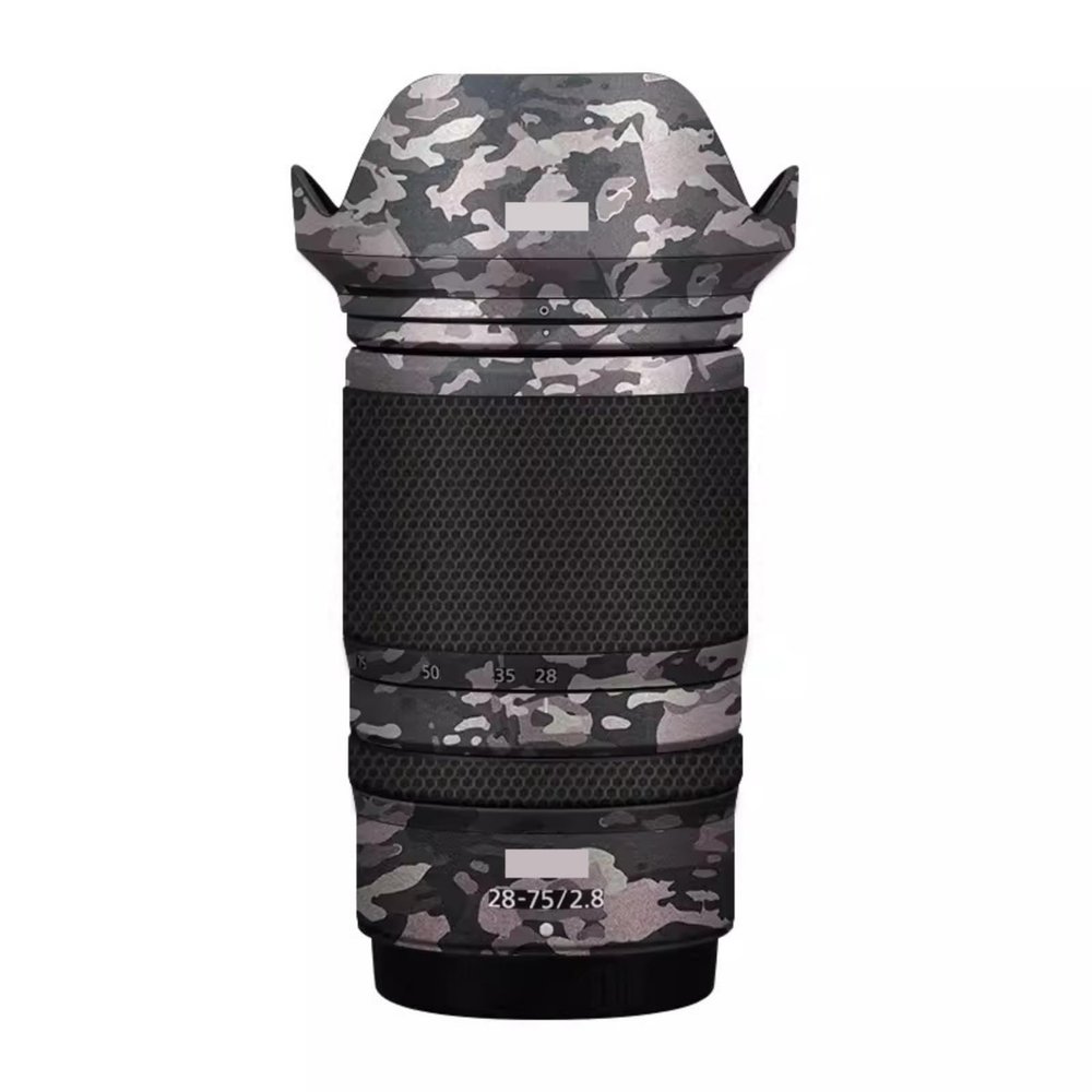 Camera Lens Protector Coat Protective Film Body Vinly Wrap Skin Premium Sticker for Nikon Z 28-75mm F2.8 Photography Decal 28-75 2.8(Field Camouflage)