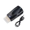 LINGQE HDMI-Compatible Male to Female Adapter HD 1080P Cable Converter for PC TV Box Computer Display Projector(Black with Cable) view 1