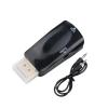 LINGQE HDMI-Compatible Male to Female Adapter HD 1080P Cable Converter for PC TV Box Computer Display Projector(Black with Cable) view 2