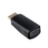 LINGQE HDMI-Compatible Male to Female Adapter HD 1080P Cable Converter for PC TV Box Computer Display Projector(Black with Cable) view 3