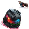 UUM Portable Bluetooth 5.4 Speaker with LED Lights, Phone Magnetic Stand, TWS Pairing, Fit for iPhone, Android, Laptops, PC, Stereo Multifunctional Wireless Speakers. (Black 1 Piece) view 1