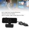 1080P Webcam with Noise Cancelling Microphone, 120 Wide Angle, Full HD Computer Web Camera, USB 2.0 Plug and Play for Calls Conference Desktop Laptop view 3
