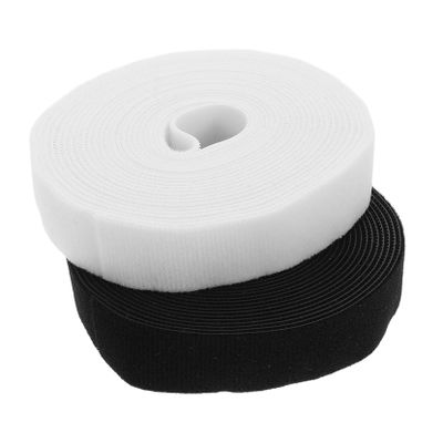 Artibetter 2 Rolls Cable Organizer: Fastening Cable Straps Cut-to-length Cinch Strap Reusable Securing Cord Ties For Organizer Or Storage Assorted Color 2.5cmx 5m
