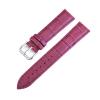 CongYi Colorful Genuine Leather Watchband Men Women 12 13 14 15 16 17 18 19 20 22 24mm Crocodile Pattern Waterproof Watch Strap Band(PURPLE_18mm) view 1