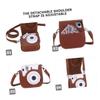 NUOBESTY Travel Camera Bag Shoulder Strap Removable Camera Cover for Mini Scratch-resistant Pu Photography Case Practical Design for Easy Use view 3