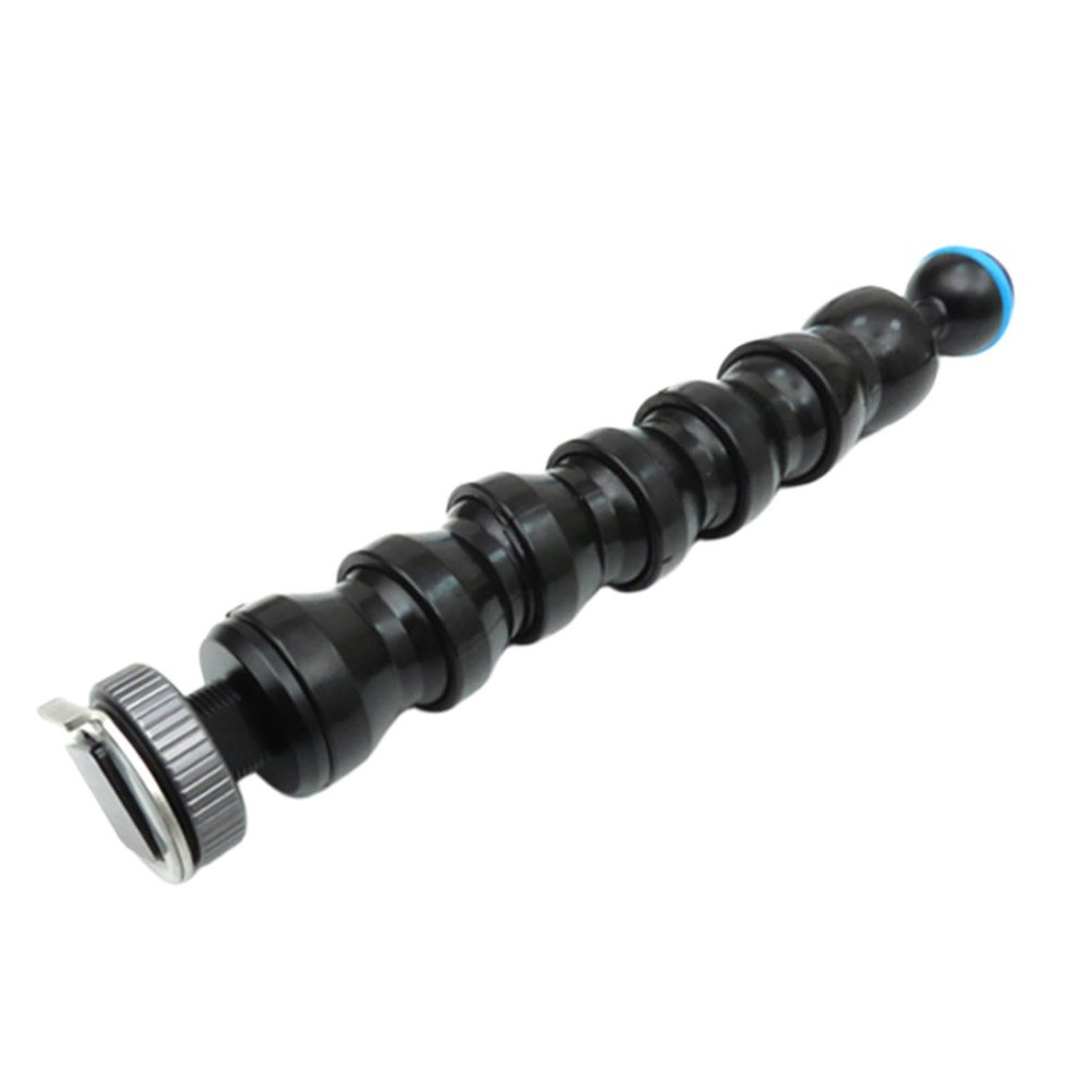 Menolana Underwater Camera Light Arm Flexible Universal for Scuba Snorkeling for Rig Ball Head with Steel Wire Lamp Arm Light Mount, 6 Joints